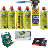 Set cartuse gaz butan pentru camping, 4 bucati, 227gr, Marksman, 68238C